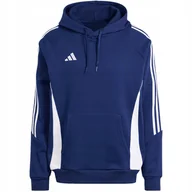 Bluzy męskie - Bluza męska adidas Tiro 24 Sweat Hooded niebieska IR7546 M - miniaturka - grafika 1