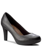 Czółenka - Clarks Czółenka Adriel Viola 261293594 Czarny - miniaturka - grafika 1