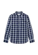 Koszule męskie - KOSZULA MĘSKA KRATKA WRANGLER 112362897 1 PKT SHIRT INDIGO PLAID XL - miniaturka - grafika 1