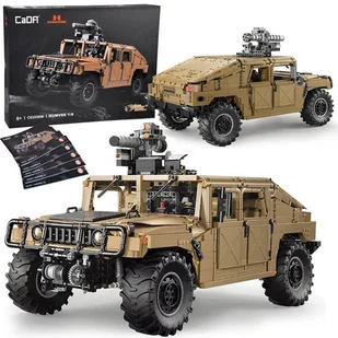 Zestaw klocków 3935-ele Auto wojskowe Humvee 1:18 ZA5252 - Zabawy w naśladowanie dorosłych - miniaturka - grafika 1