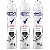 Dezodoranty i antyperspiranty dla kobiet - Rexona, Antyperspirant Invisible Pure, 3x150ml - miniaturka - grafika 1