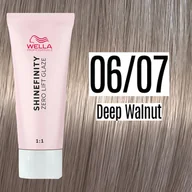 Farby do włosów i szampony koloryzujące - Wella Shinefinity Zero Lift Glaze, farba półtrwała do włosów, 06/07 brown, 60ml - miniaturka - grafika 1