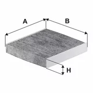 Filtry kabinowe - FILTRON Filtr kabiny węglowy K1236A - miniaturka - grafika 1