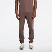 Spodnie męskie - Spodnie męskie New Balance MP33509DUO  brązowe - miniaturka - grafika 1