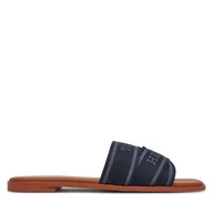 Klapki i japonki damskie - Klapki Tommy Hilfiger Webbing Mule FW0FW08421 Granatowy - miniaturka - grafika 1