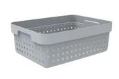 Pojemniki łazienkowe - Plast Team SOUL ORGANIZER KOSZYK 36 X 27 X 13 CM SZARY DELHAN 6024-63 - miniaturka - grafika 1
