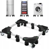 Akcesoria i części do pralek i suszarek - Podstawa Pod Pralkę Lodówkę Antywibracyjna Regulowana Do Przesuwania Kółka - miniaturka - grafika 1