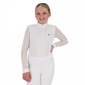 Koszulki jeździeckie - Bluzka młodzieżowa konkursowa SENNAH - QHP - white - miniaturka - grafika 1