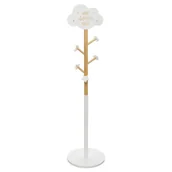 Wieszaki i stojaki - Wieszak na ubrania dla dziecka, MDF, 135,5 cm, z chmurką - miniaturka - grafika 1