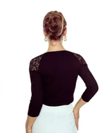 Bluzki damskie - BLUZKA ELDAR LILIANA (kolor czarny, rozmiar L) - miniaturka - grafika 1