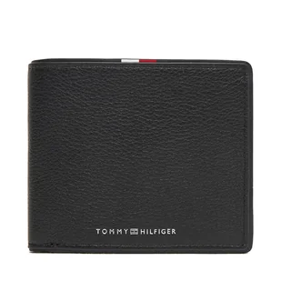 Duży Portfel Męski Tommy Hilfiger Th Corp Cc Flap & Coin AM0AM13741 Czarny - Portfele - miniaturka - grafika 1