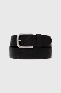 Wrangler pasek skórzany męski kolor czarny - Paski - miniaturka - grafika 1