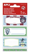 Etykiety do drukarek - APLI 18441 - etykiety szkolne piłka nożna 9 i - miniaturka - grafika 1
