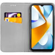 Etui i futerały do telefonów - ETUI Z KLAPKĄ DO XIAOMI POCO C40 CZARNE ZAMYKANE MAGNETYCZNE KABURA FUTERAŁ - miniaturka - grafika 1