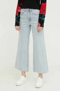 Desigual jeansy damskie high waist - Spodnie damskie - miniaturka - grafika 1
