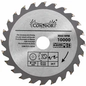 Tarcze do pił - Piła tarczowa na kątówkę spiek 125mm 40Z - miniaturka - grafika 1