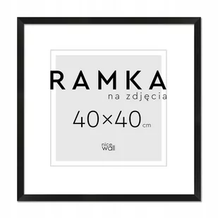 Ramka na zdjęcia 40x40 cm Czarna - Ramki na zdjęcia - miniaturka - grafika 1