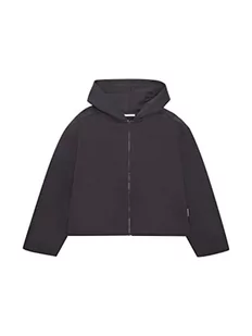 TOM TAILOR Dziewczęta Dziecięca bluza oversize z kapturem 1033947, 29476 - Coal Grey, 164 - Kurtki i płaszcze dla dziewczynek - miniaturka - grafika 1