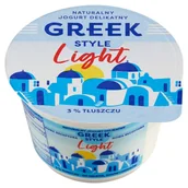 Kefiry, jogurty, maślanki - Greek Style Light Naturalny jogurt delikatny 180 g - miniaturka - grafika 1