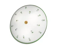Lampy sufitowe - Kolarz 731.U13.4.21-Lampa sufitowa NONNA 3xE27/60W/230V śr. 42 cm zielona/mosiądz - miniaturka - grafika 1