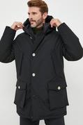 Kurtki męskie - Woolrich kurtka puchowa męska kolor czarny zimowa - miniaturka - grafika 1
