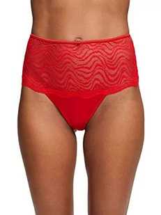 ESPRIT Bodywear Damskie stringi Moving LACE RCS h.w. Stringi, czerwone, 34, czerwony, 34 - Majtki damskie - miniaturka - grafika 1