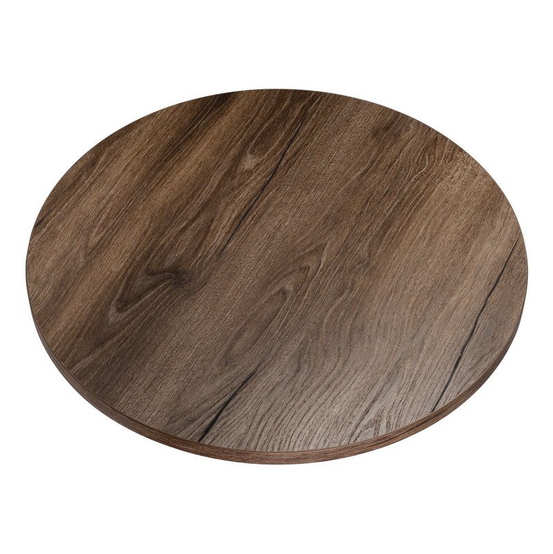 Kolm Blat Laminowany Dąb Czekoladowy Okrągły Fi 68 Cm Do Biurka, Stołu, Stolika