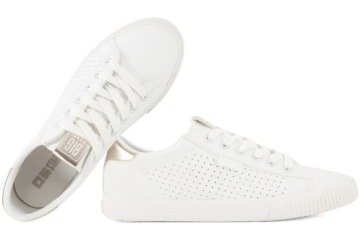 Big Star TT274020 Ażurowe Półtrampki Damskie Tenisówki Półbuty białe 40