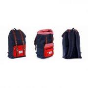 Plecaki szkolne i tornistry - Plecak Heritage granatowo-czerwony - miniaturka - grafika 1