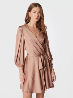 Sukienki - Imperial Sukienka koktajlowa ACVREDG Różowy Regular Fit - grafika 1