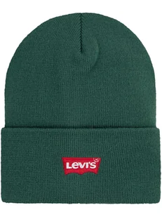 Levi's Kids Czapka beanie w kolorze ciemnozielonym - Czapki dla dzieci - miniaturka - grafika 1