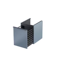 Szafki łazienkowe - Szafka łazienkowa pod blat z koszem na pranie Oristo Etna Uni 40 cm niebieski mat OR52-SN1S-40-16 - miniaturka - grafika 1