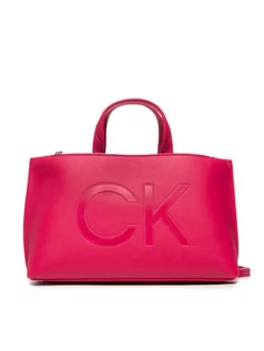Torebki damskie - Calvin Klein Torebka Ck Set Shopper Sm Ck K60K608893 Różowy - grafika 1