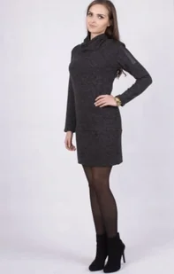 SWETER DAMSKI TUNIKA Prezent dla niej EXTRA OKAZJA - Swetry damskie - miniaturka - grafika 1