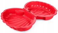 Place zabaw - XXL MEGA DUŻA PIASKOWNICA PLASTIKOWA BASEN 2W1 MUSZELKA PREMIUM + zabawka - miniaturka - grafika 1