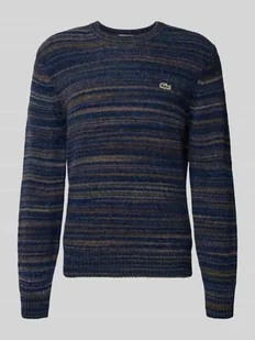 Sweter o kroju regular fit z dzianiny z mieszanki wełny - Swetry męskie - miniaturka - grafika 1