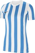 Koszulki i topy damskie - Nike Damska koszulka Striped Division Iv Jersey Ss Women T-Shirt White/University Blue/Black S - miniaturka - grafika 1