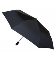 Parasole - Parasol męski czarny pełny automat czarny - miniaturka - grafika 1