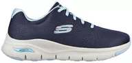 Sneakersy damskie - Buty treningowe damskie Skechers Arch Fit Big Appeal sneakersy sportowe granatowe (149057-NVLB) - miniaturka - grafika 1