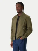 Kurtki męskie - Calvin Klein Kurtka bomber LV040FM512 Khaki Regular Fit - miniaturka - grafika 1