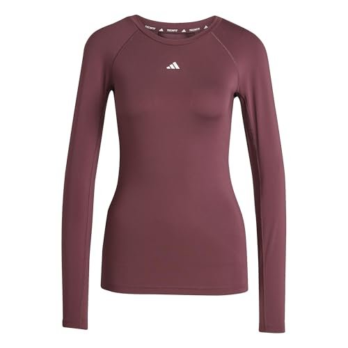 adidas Kobiety TECHFIT Longsleeve Training Top, aurora ruby, M