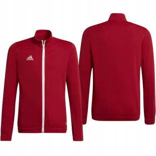 Bluza dziecięca dresowa Adidas rozpinana sportowa logo Czerwona r.164 cm - Bluzy dla dziewczynek - miniaturka - grafika 1