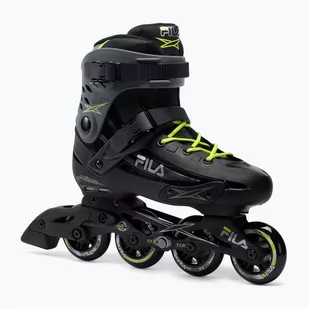 Rolki męskie FILA Houdini black/grey/lime - Rolki - miniaturka - grafika 1
