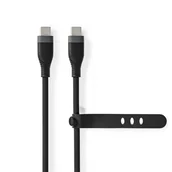 Kable komputerowe i do monitorów - Nedis CCGB60820BK15 kabel USB USB 2.0 1,5 m USB C Czarny - miniaturka - grafika 1