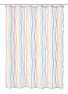 Kleine Wolke Jolie Tekstylna Zasłona prysznicowa Multicolor 120x200 cm - Zasłony prysznicowe - miniaturka - grafika 1
