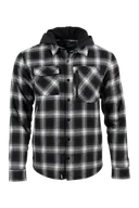 Koszule męskie - Koszula Flanelowa 509 Tech Czarny/SzaryL - miniaturka - grafika 1