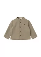 Bluzki dla niemowląt - s.Oliver Koszula Junior Baby Boys z długim rękawem, brązowa, 62, brązowy, 62 - miniaturka - grafika 1