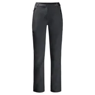 Spodnie damskie - Jack Wolfskin Damskie spodnie z kamieni Geigelstein, czarne, 38/L - miniaturka - grafika 1