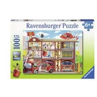 Puzzle - Ravensburger Puzzle 100 elementów Remiza strażacka - miniaturka - grafika 1