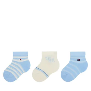 Zestaw 3 par niskich skarpet dziecięcych Tommy Hilfiger 701236342 Niebieski - Skarpetki dla dzieci - miniaturka - grafika 1
